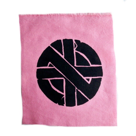 pink Crass patch