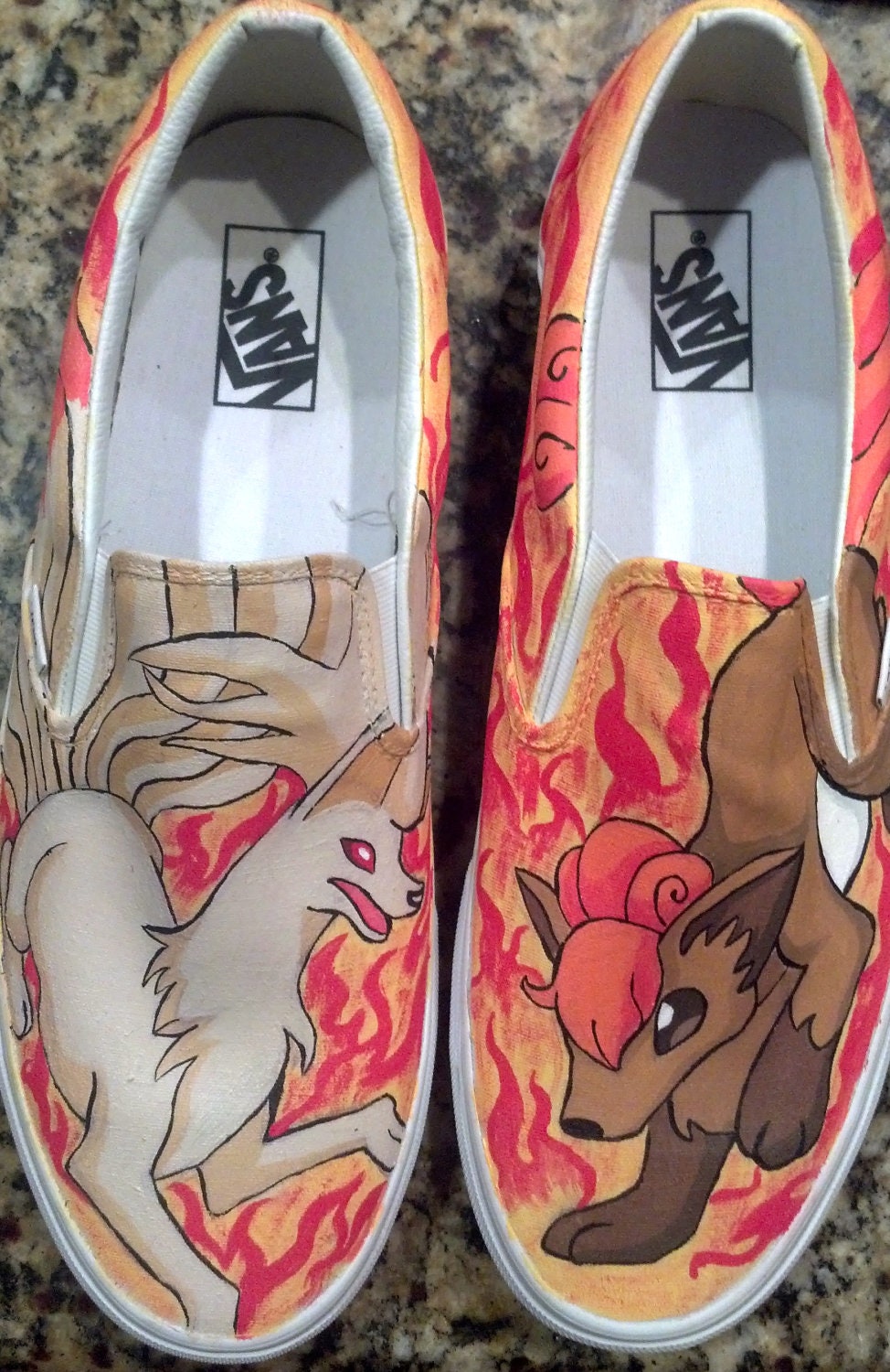 Custom Slip-On Pokemon Shoes