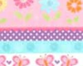 Butterfly Kisses Stripe from Michael Miller