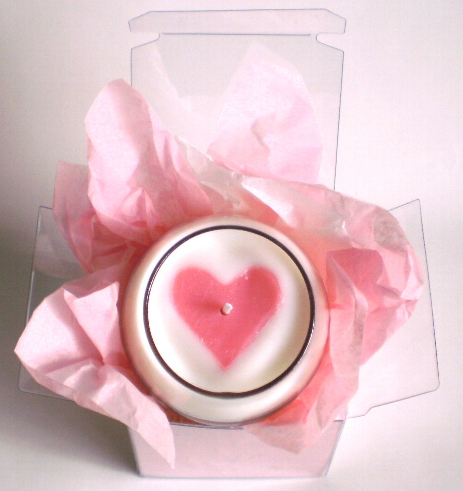 Make a Wish: Pink Heart Candle - ItAndABit