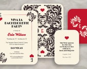 Las Vegas Bachelorette Party Invite (Round Corners) - Quantity 15