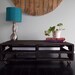 ON SALE Very Dark Walnut Stained Pallet Coffee Table