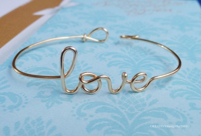 Gold "love" Bracelet