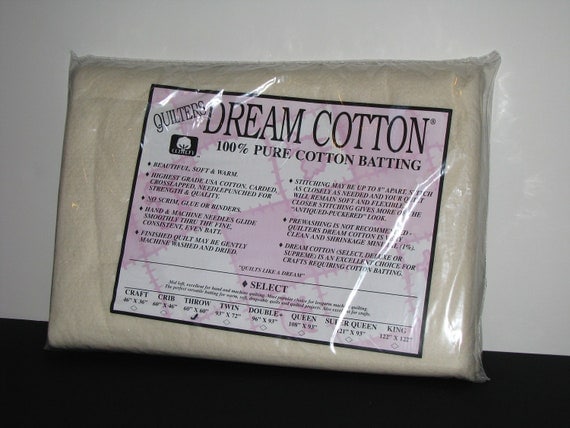 Quilter's Dream Cotton Batting - Throw Size - Select Loft