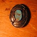 turquoise and silver native american antique silver belt buckle turquoise large LEAVES country cowgirl rock and rolllllllllllllll