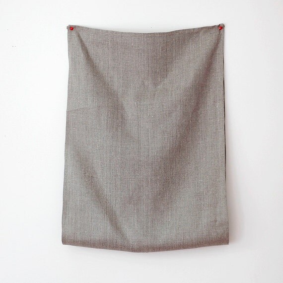 Tea towel linen kitchen towels pure linens gray by HopsDesign