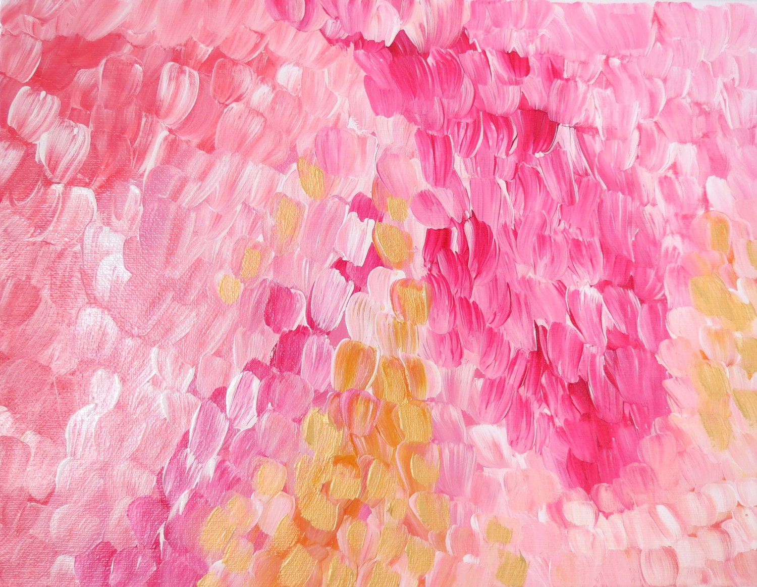 Banff Poppies No. 6 Acrylic Abstract Painting on Canvas