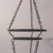 Mobile Wind Chime Metal Frame Black Supply Great for steampunk assemblage driftwood beach glass crystal