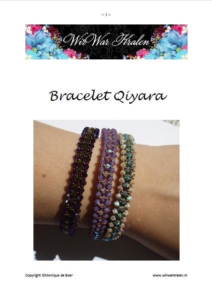 Beading Pattern Bracelet Qiyara PDF (English)