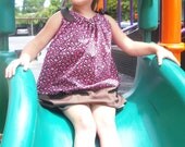 Pillowcase Style Sundress Pink and Brown Leopard 2T & 4T Two of a Kind