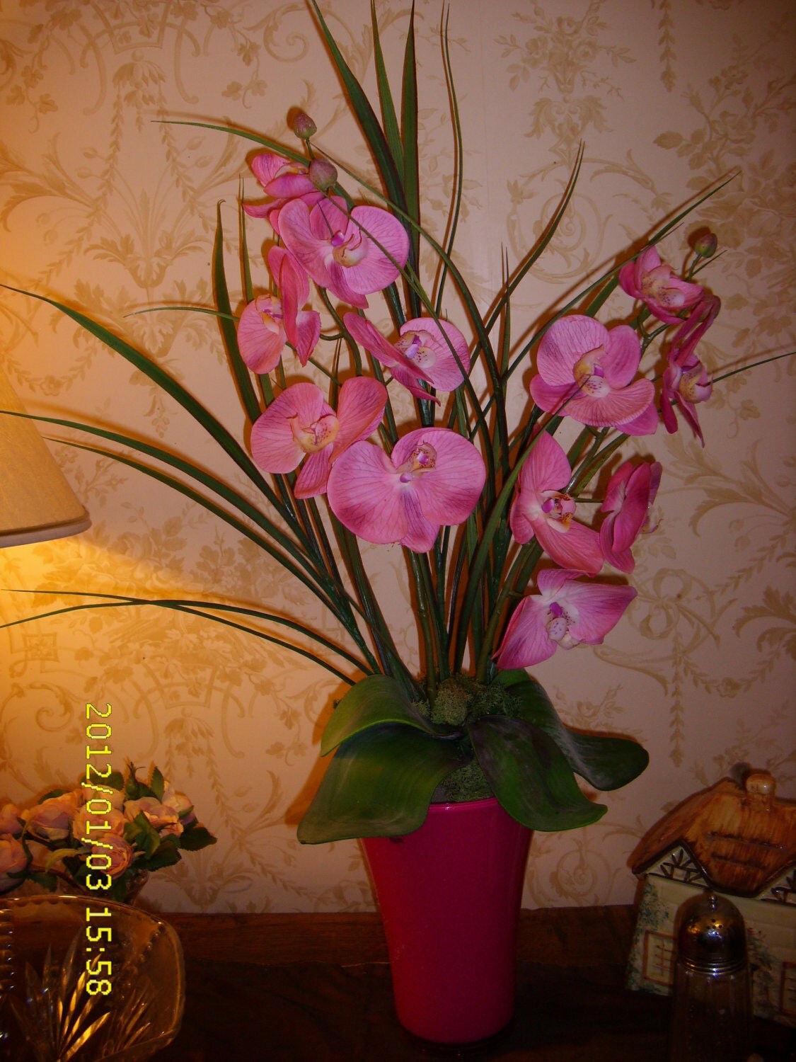 Pink Orchid Arrangements