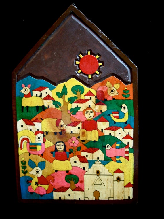 vintage-el-salvador-folk-art-painted-wood-by-windmillerstreasures