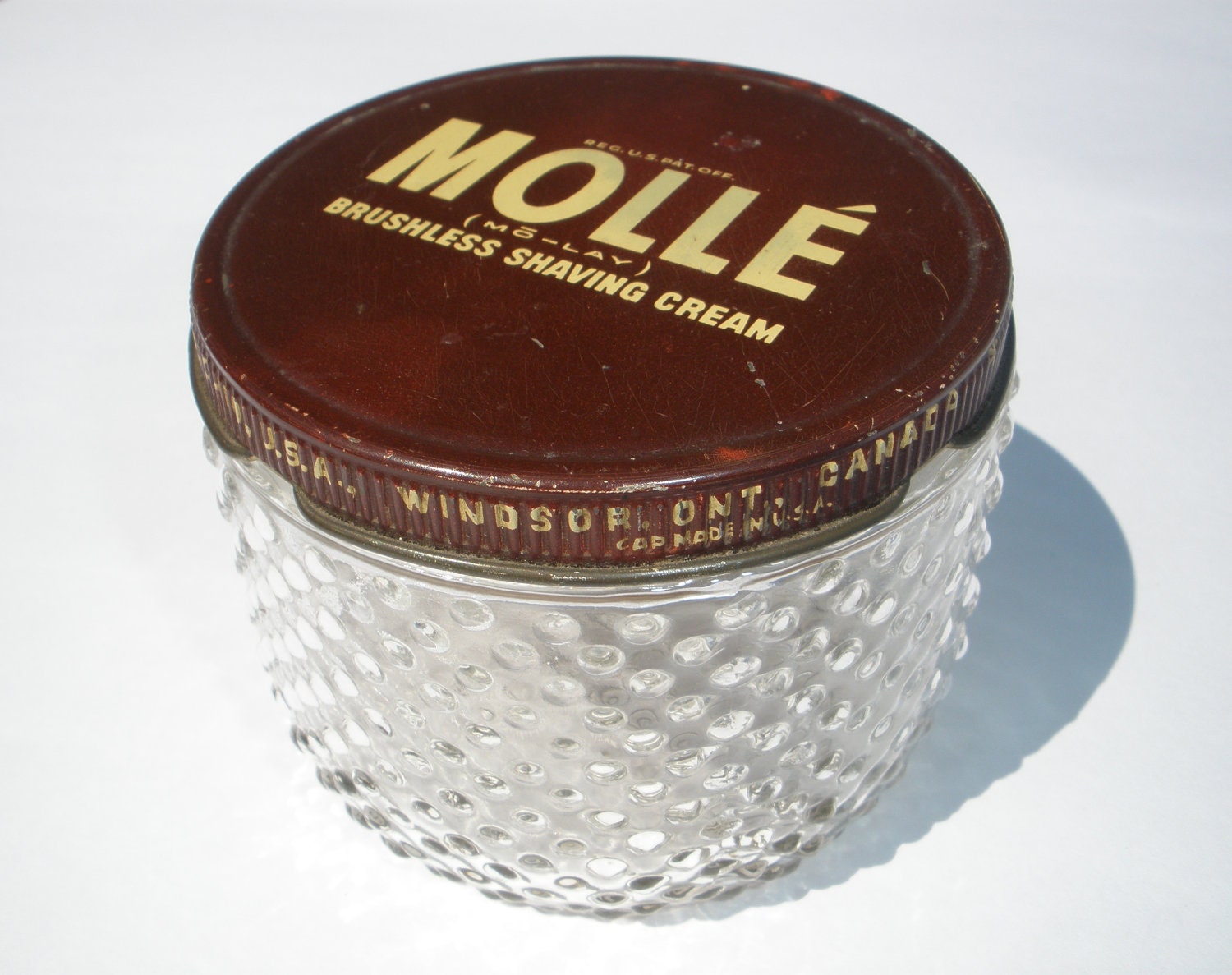 Molle Brushless Shaving Cream Jar with Lid