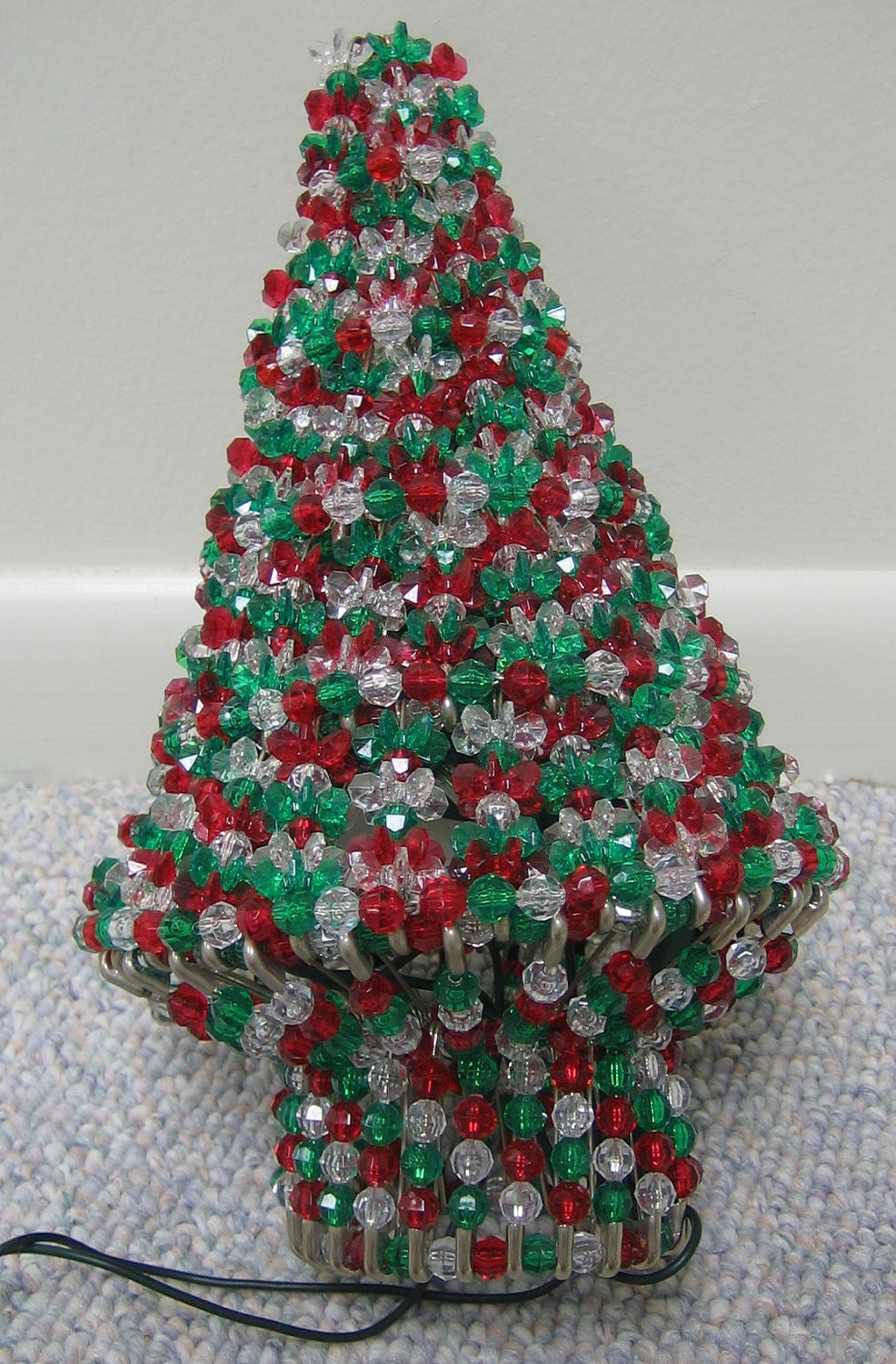vintage christmas tree beaded safety pins funky by rswvintage vintage christmas tree beaded safety pins funky by rswvintage