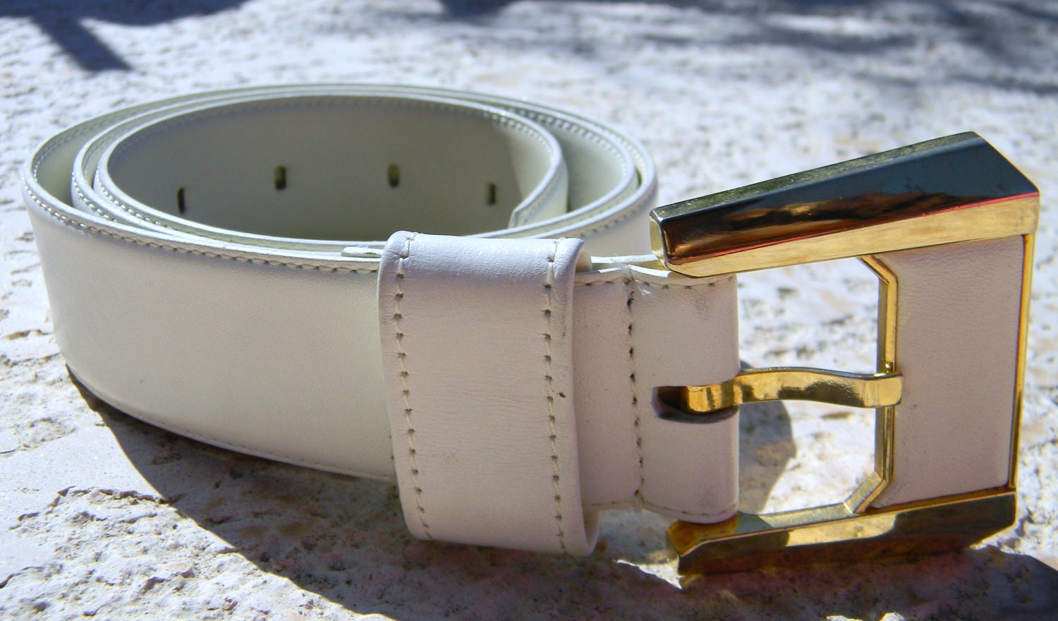 Vintage Liz Claiborne Leather Belt 1988