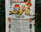 Kitchen Spice...1969 Fabric Wall Calendar
