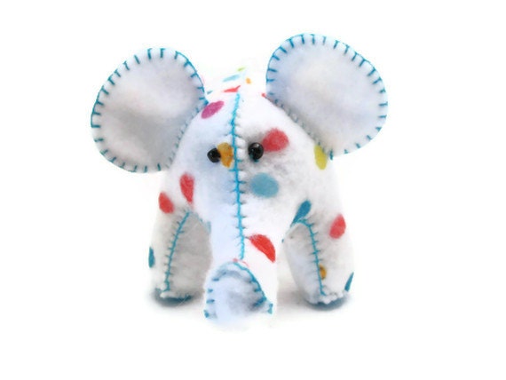 Party Elephant - White