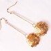 flower earrings - filigree earrings - dangle earrings - gold filigree earrings - ohrringe - earrings filigree
