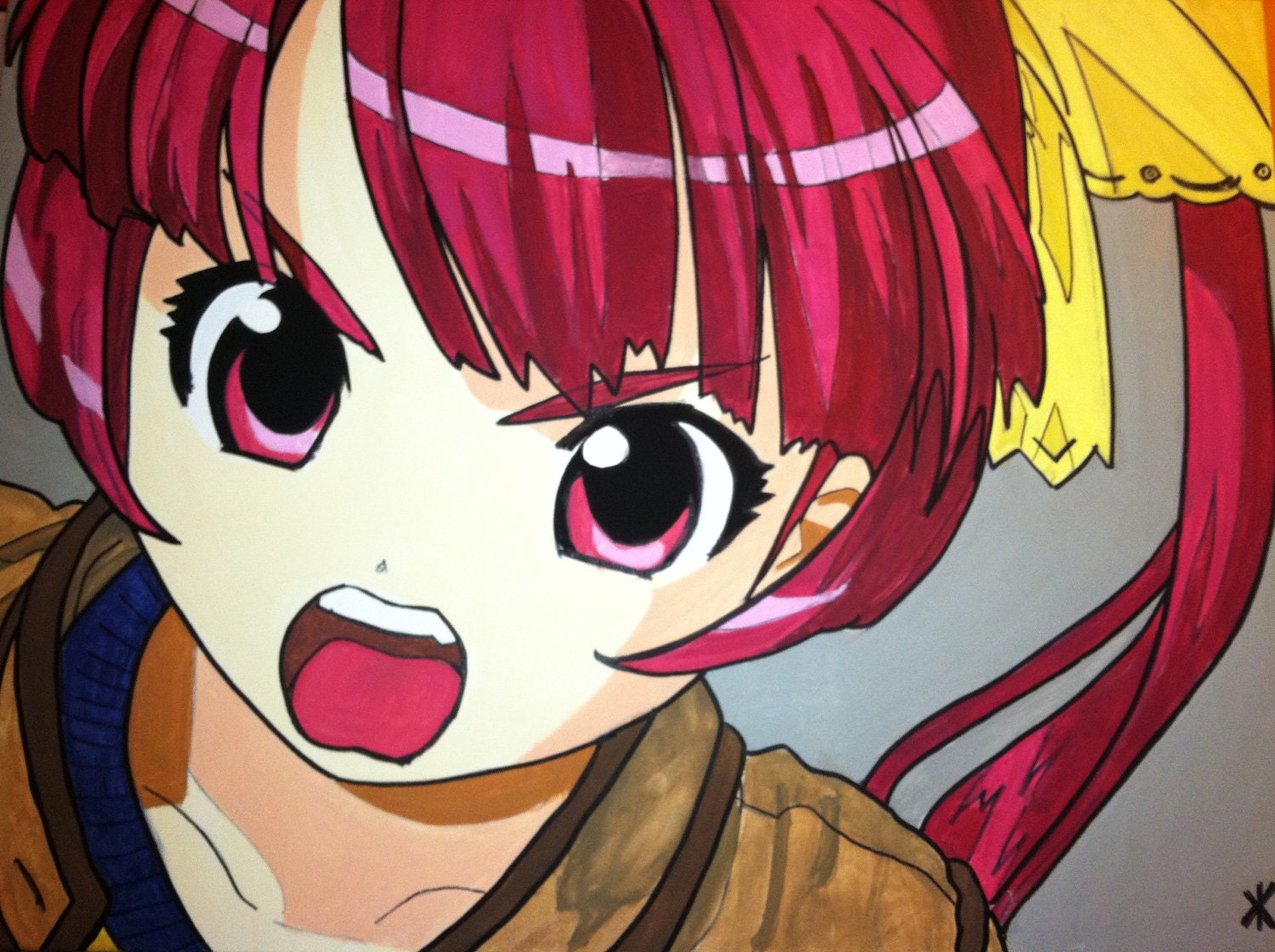 Anime Girl Angry