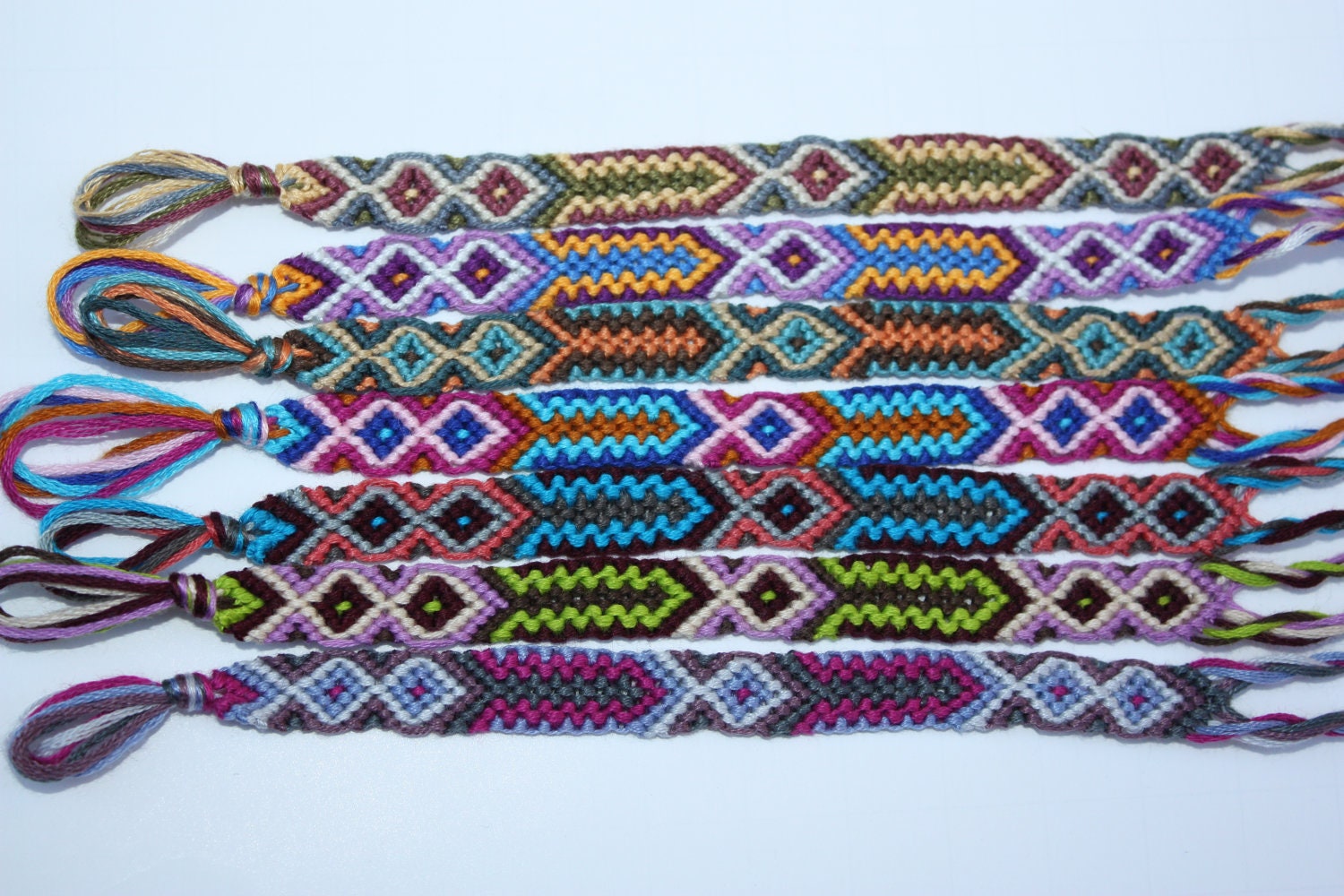 Indian Pattern Friendship Bracelet - 7 Colors