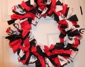 University of Georgia Bulldog Rag Wreath