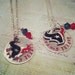 Love My Texans Houston Texans Hand Stamped Metal Necklace