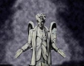 Poster Weeping Doctor Who 10th Doctor David Tenant as the Weeping Angel 5.5 x 8.5 inch unframed poster