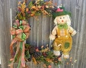 Fall Scarecrow Wreath