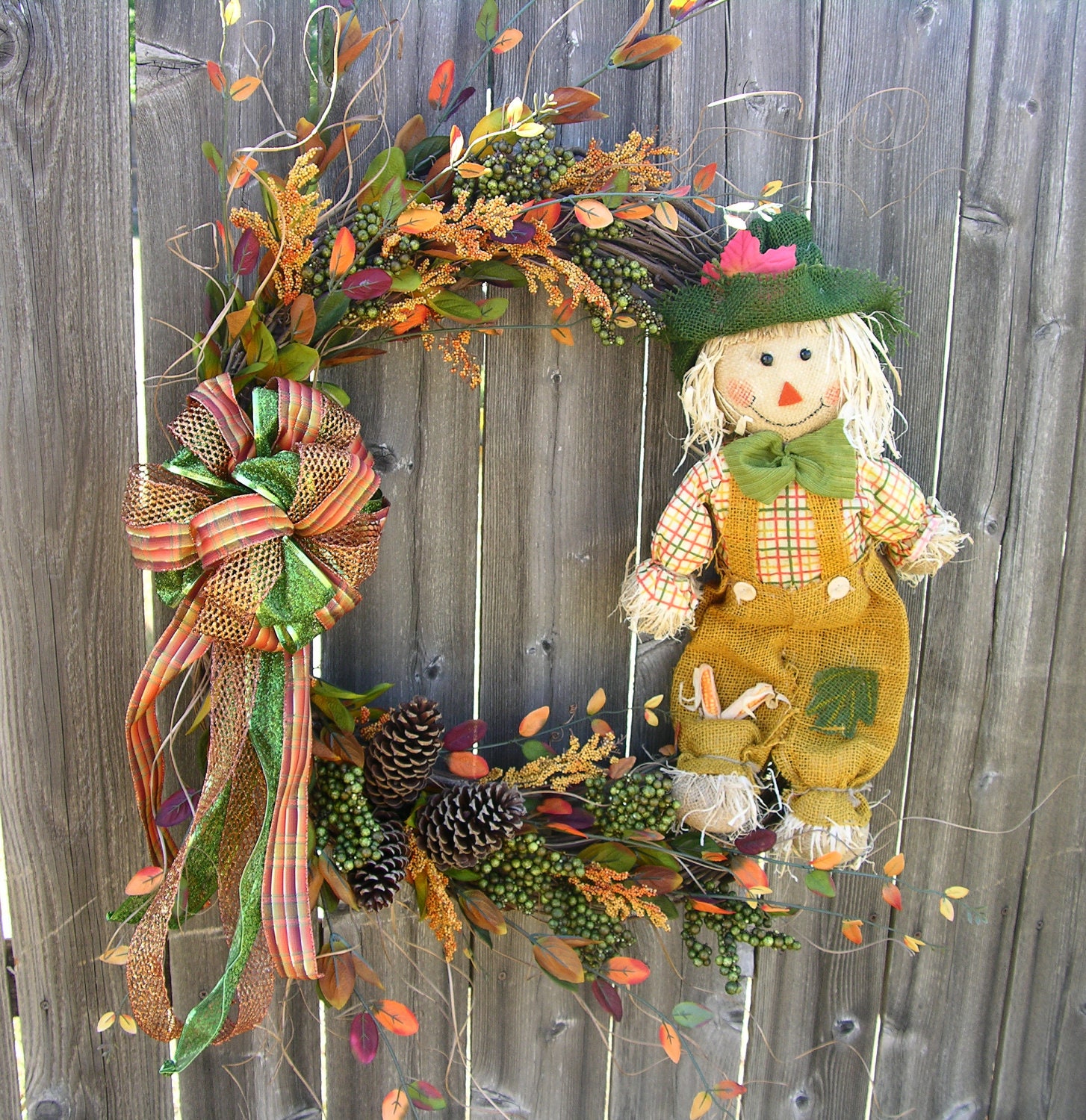 Fall Scarecrow Wreath
