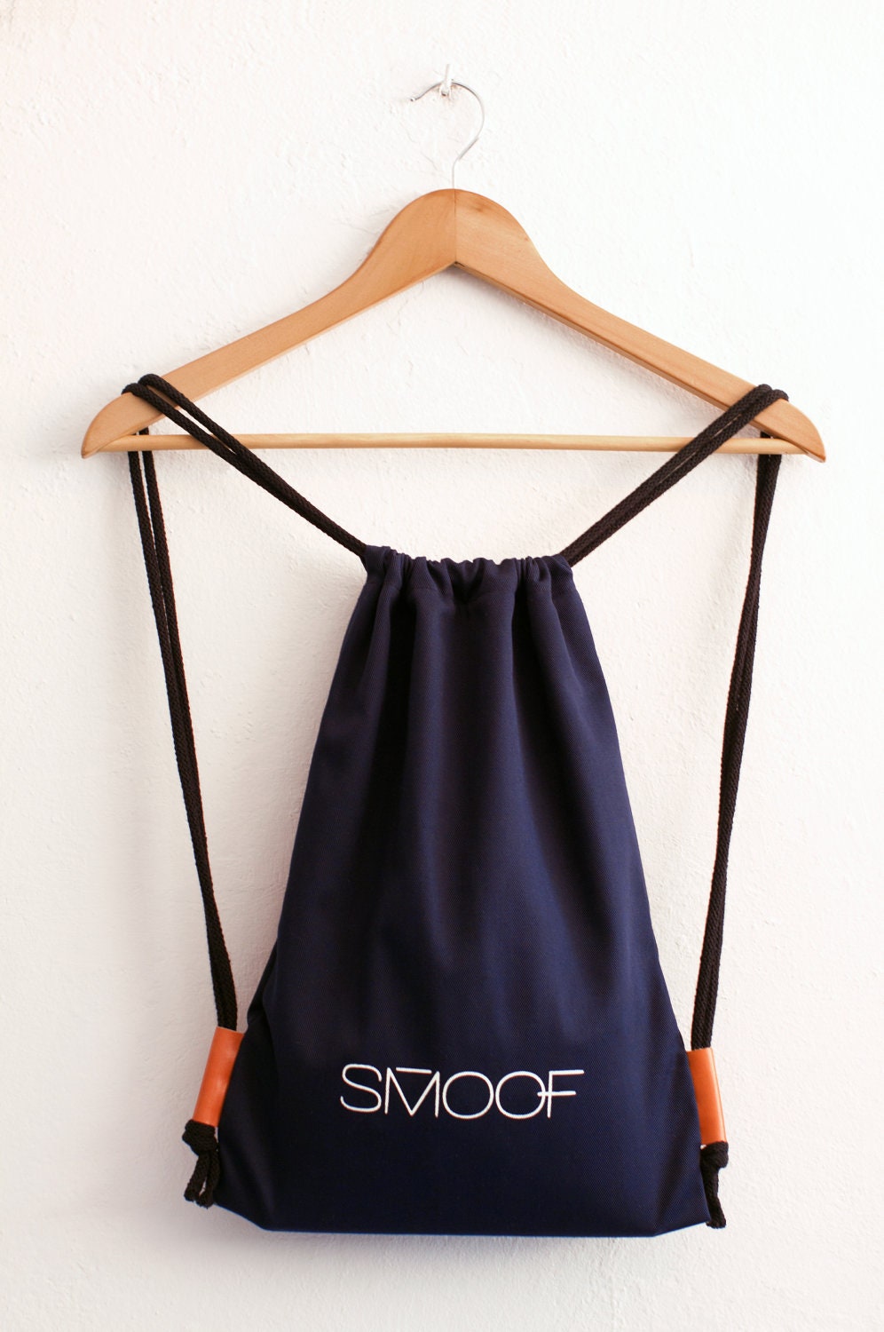navy-blue URBAN cinch bag