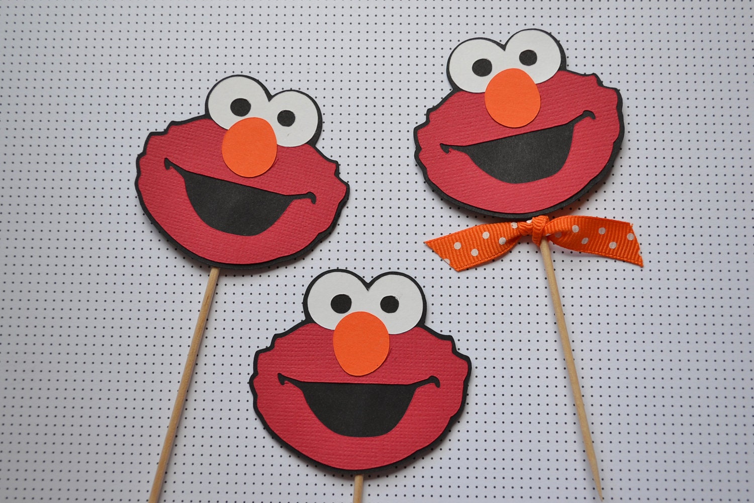 elmo cupcake toppers