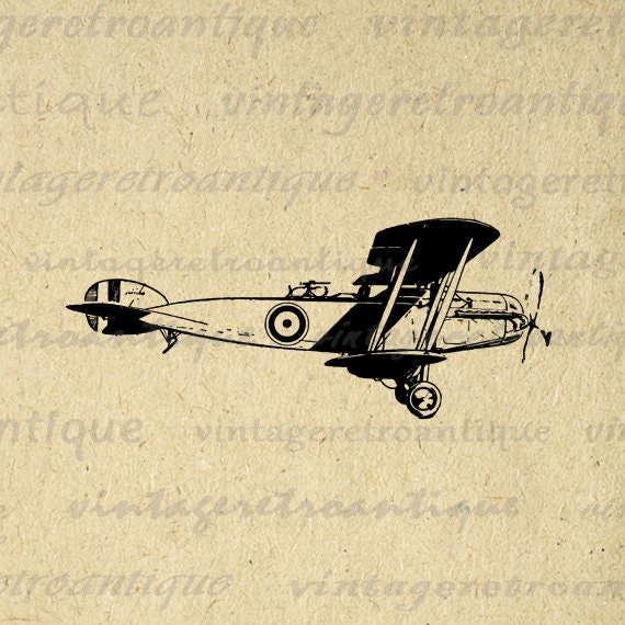 vintage plane clipart - photo #23