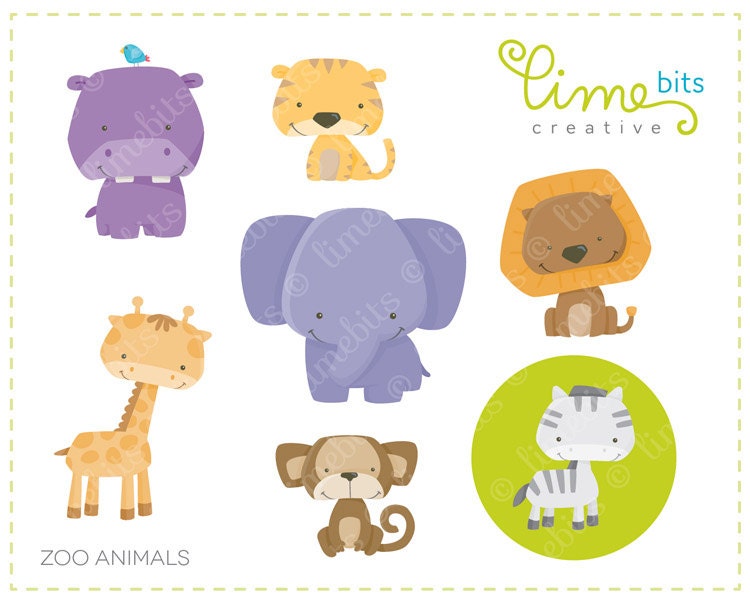 clipart pictures of zoo animals - photo #42