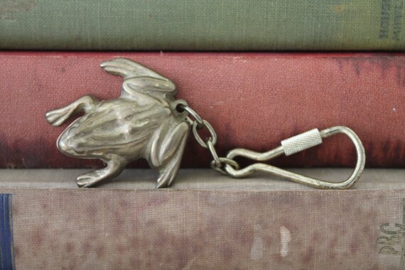 1960s 1970s FROG Clicker Figural Novelty by TrainCaseJewelHeist