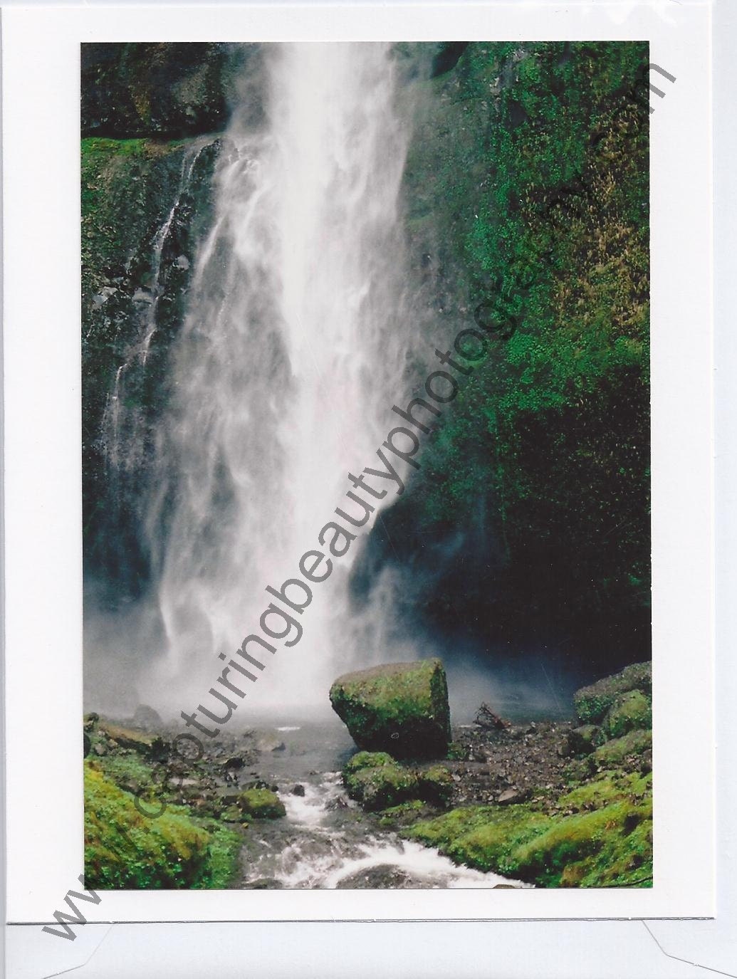 Waterfall Greeting Card