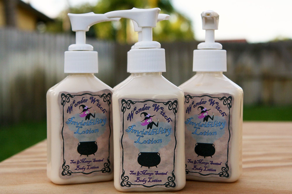 Wonder Witch Invisibility Lotion (Harry Potter Themed Tea & Mango Body Lotion)
