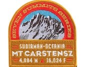 Mt. Carstensz Seven Summits Series Patch