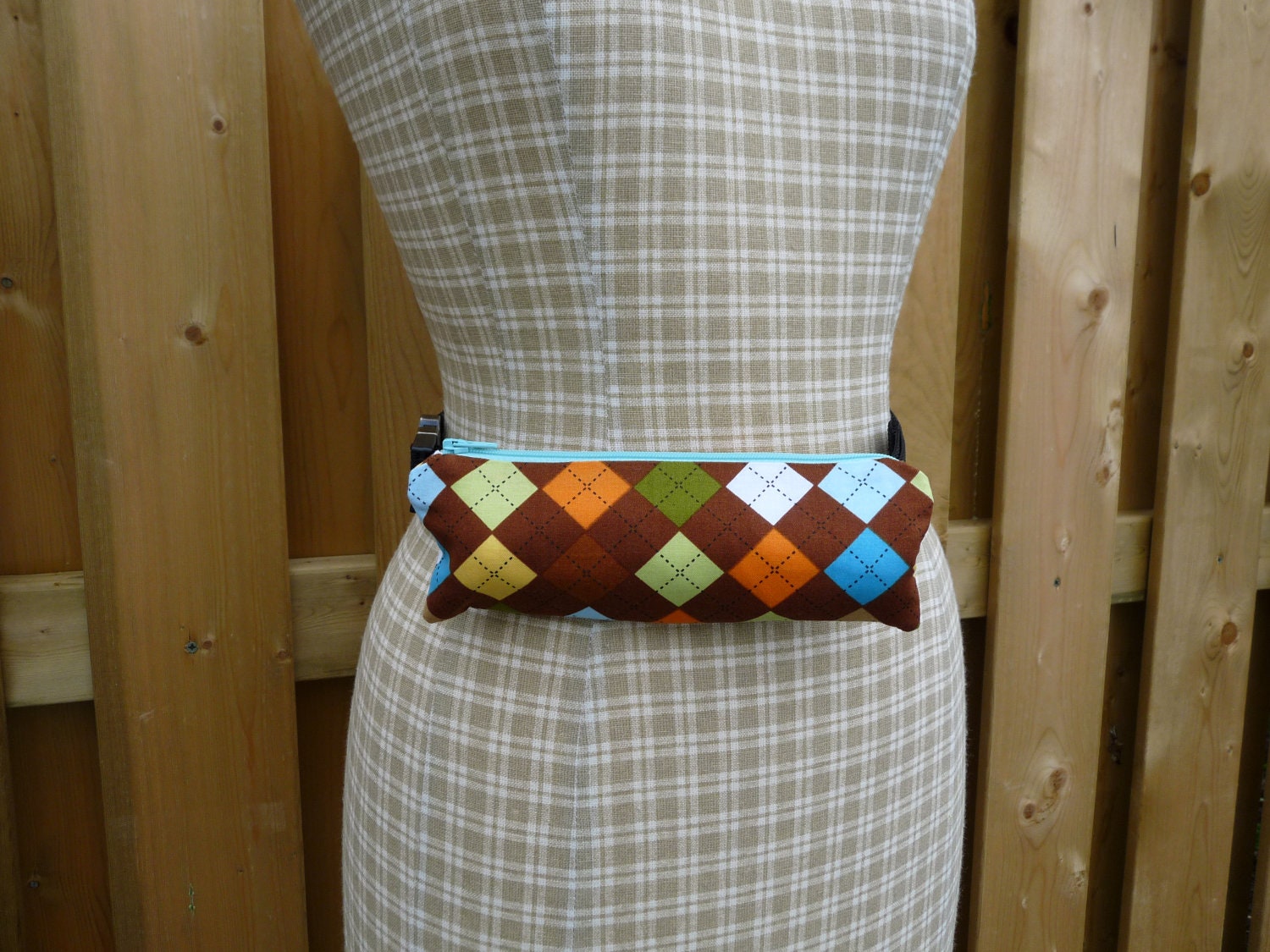 Epi Pen Case - Epi Pen Pouch - Epi Pen Holder - Epi Pen Case with Waist Strap - Argyle