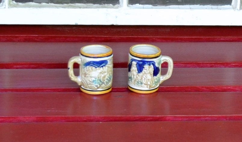 Vintage Beer Steins Small Made in Japan - PanchosPorch