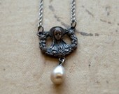 SALE Guiding Light - Blessed Mary Talisman Necklace