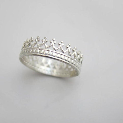 Tea time silver ring,