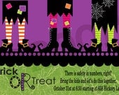 Halloween Party - Halloween Party Printables - Trick or Treat - Cocktail Birthday Party Adult Party- Costume Party