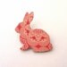 Little Lapin - Wooden Bunny Brooch