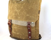 Tall Boy Waxed Canvas Backpack