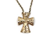 Vintage Sarah Cov Cross Necklace