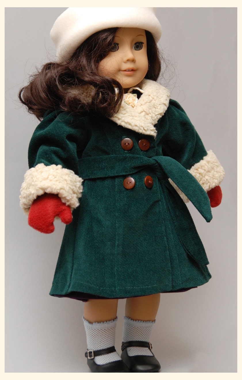 Ruthie Coat 1930's Sewing Pattern by Dollhouse Designs for 18" American Girl Dolls Kit & Ruthie DIGITAL DOWNLOAD