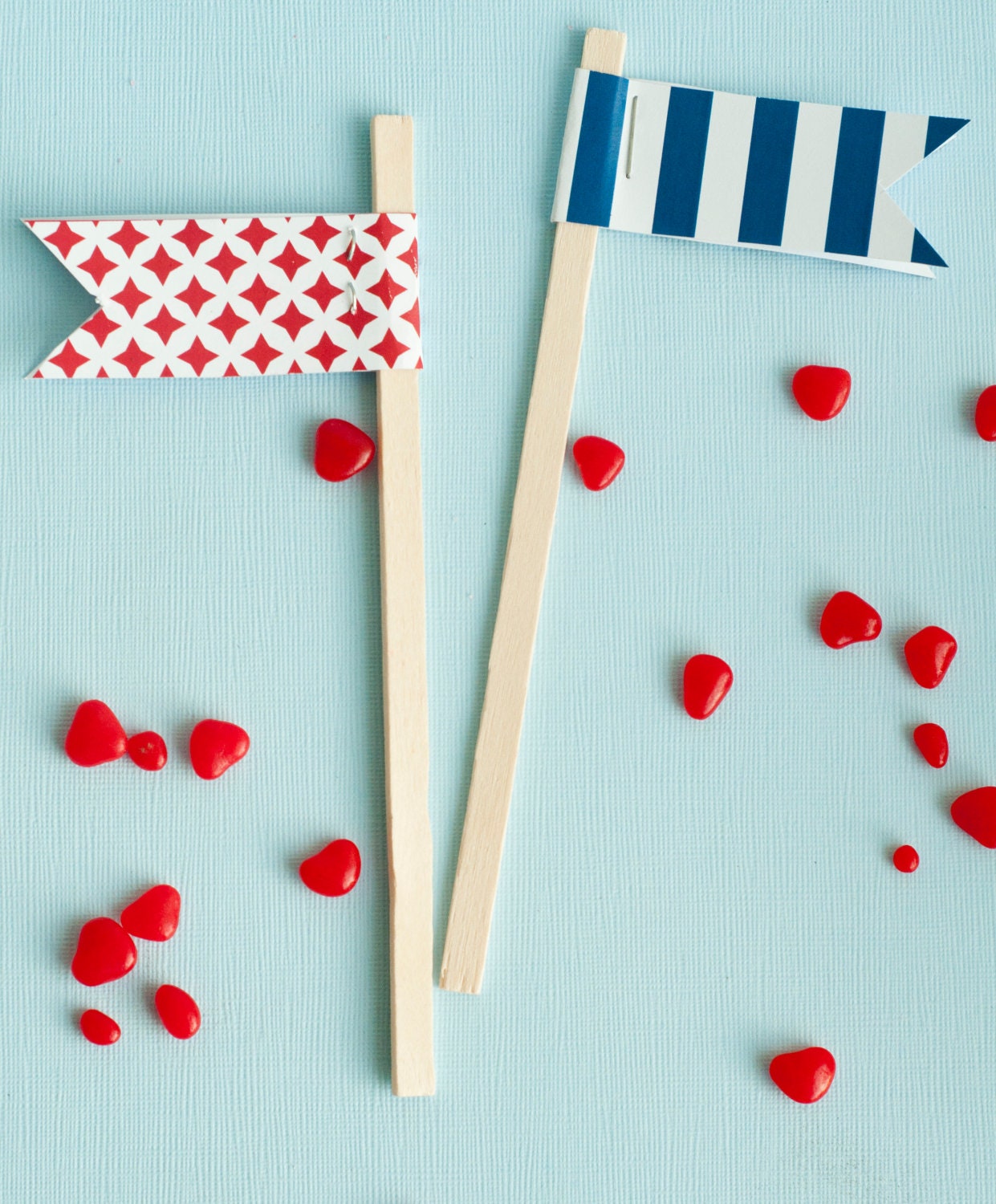 Nautical Baby Shower PRINTABLE Party Flags (INSTANT DOWNLOAD) by Love The Day Il_570xn