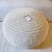 Pouf Crochet big - Ecru