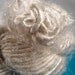 Undyed Banana Fiber Vegan Handspun Yarn - chunky - WHITE