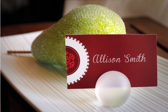 Christmas Holiday Place Cards - Blank Printable INSTANT DOWNLOAD Menu Labels Place Settings Holiday Parties Wedding Reception Bridal Shower Il_570xn